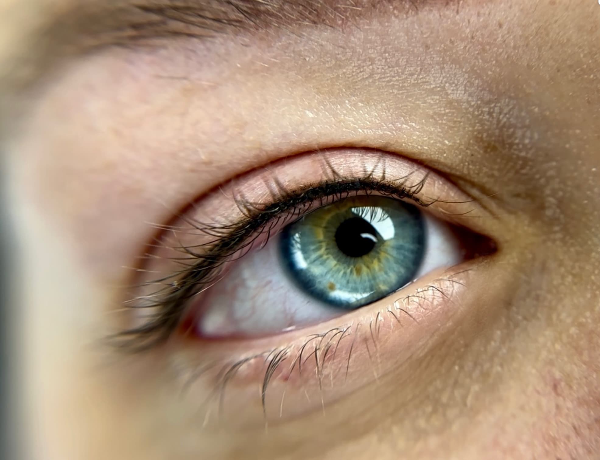 Lash Line Enhancement professional permanent makeup service showing natural-looking results